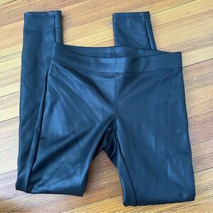 XS express faux leather leggings
